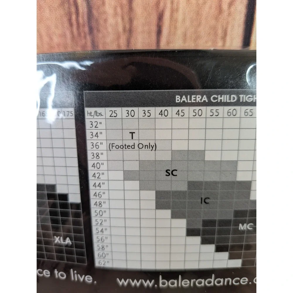 2 PK Balera T99C Toddler Dance Footed Tights Light Suntan Footed Size T